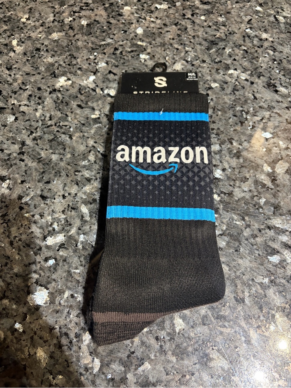 Amazon Employee Strideline Tall Socks Unisex Swag Merch M/L